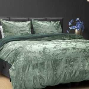 Dreamhouse Crushed Velvet dekbedovertrek