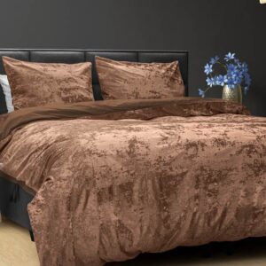 Dreamhouse Crushed Velvet dekbedovertrek