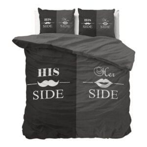 Sleeptime His and Her side dekbedovertrek