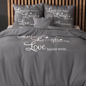 Sleeptime Live laugh and love dekbedovertrek