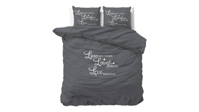 Sleeptime Live laugh and love dekbedovertrek - Afbeelding 2