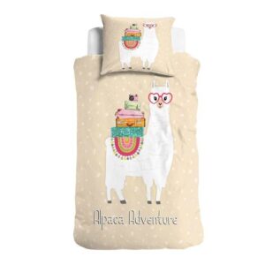 Little Monster Alpaca Adventure dekbedovertrek