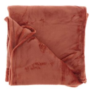 Unique Living Blush fleece plaid