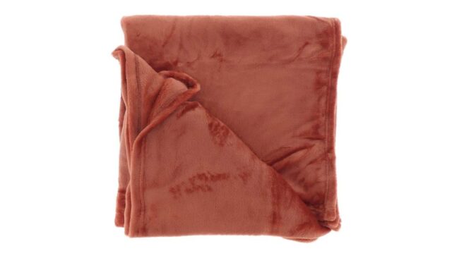Unique Living Blush fleece plaid