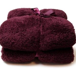 Unique Living Teddy fleece plaid