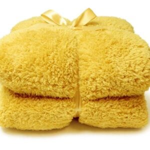 Unique Living Teddy fleece plaid