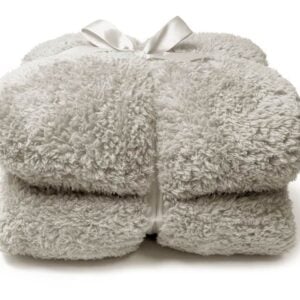 Unique Living Teddy fleece plaid