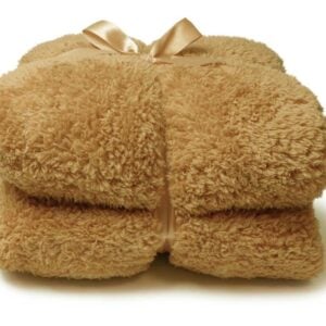 Unique Living Teddy fleece plaid