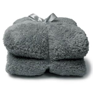 Unique Living Teddy fleece plaid