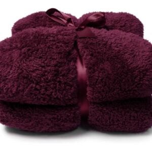 Unique Living Teddy fleece plaid