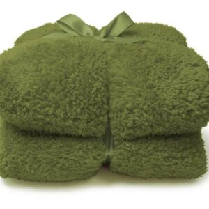 Unique Living Teddy fleece plaid