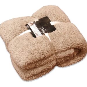 Unique Living Teddy fleece plaid