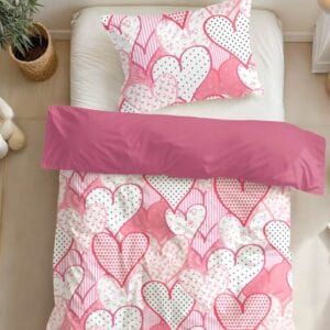 Little Monster Hearts Love dekbedovertrek