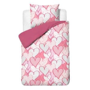 Little Monster Hearts Love dekbedovertrek