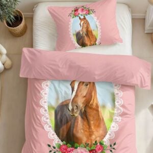 Little Monster Cute Horse dekbedovertrek