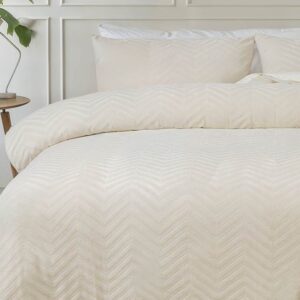 Sleeptime Chevron Teddy dekbedovertrek