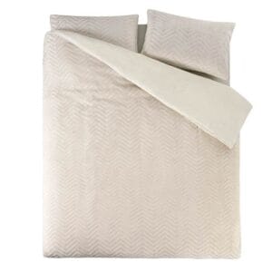 Sleeptime Chevron Teddy dekbedovertrek