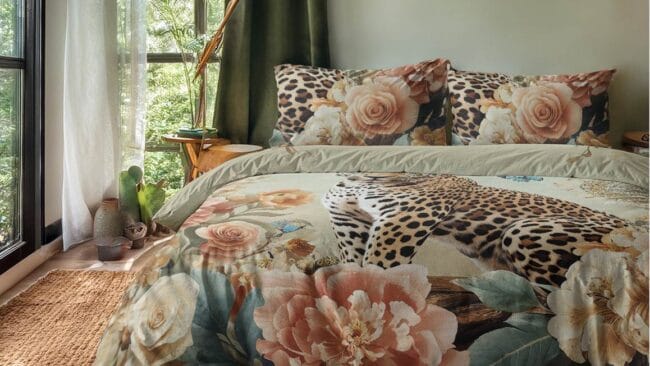 Zydante Leopard Bliss dekbedovertrek