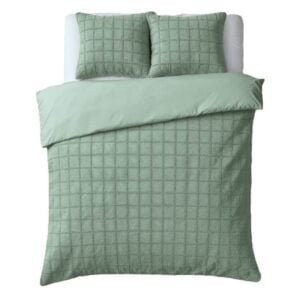 Sleeptime Faux Fur Check dekbedovertrek