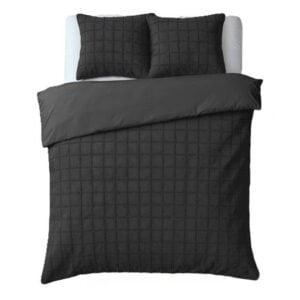 Sleeptime Faux Fur Check dekbedovertrek