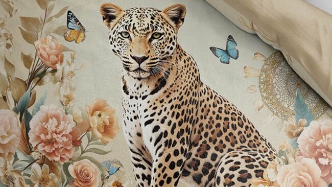 Zydante Leopard Bliss dekbedovertrek - Afbeelding 4