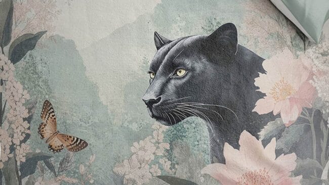 Zydante Panthers Bloom dekbedovertrek - Afbeelding 4