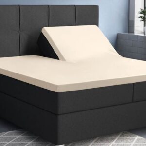 Primaviera Deluxe katoen-satijn split-topper hoeslaken