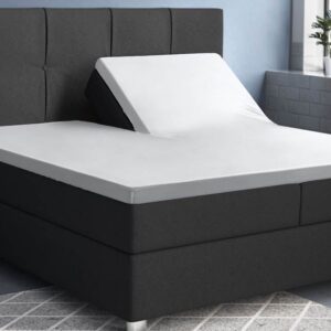 Primaviera Deluxe katoen-satijn split-topper hoeslaken