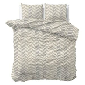 Sleeptime Chevron flanel dekbedovertrek