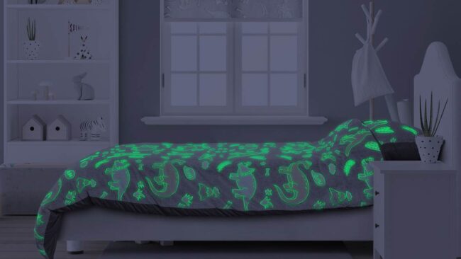 Sleeptime Glow in the dark Dinosaurs dekbedovertrek - Afbeelding 4