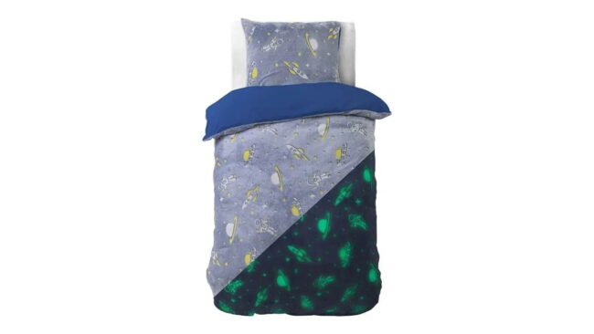 Sleeptime Glow in the dark Space dekbedovertrek