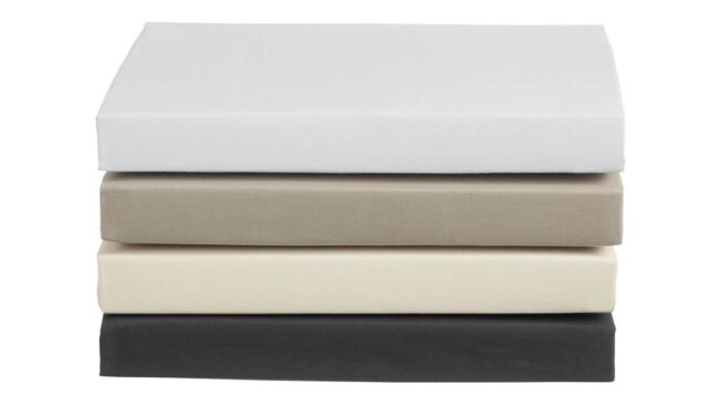 Ambiante Cotton Uni split-topper hoeslaken - Afbeelding 3