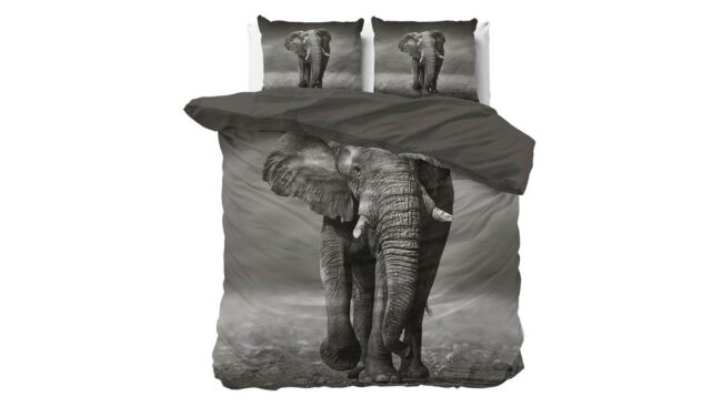 Sleeptime Elegant Elephant dekbedovertrek